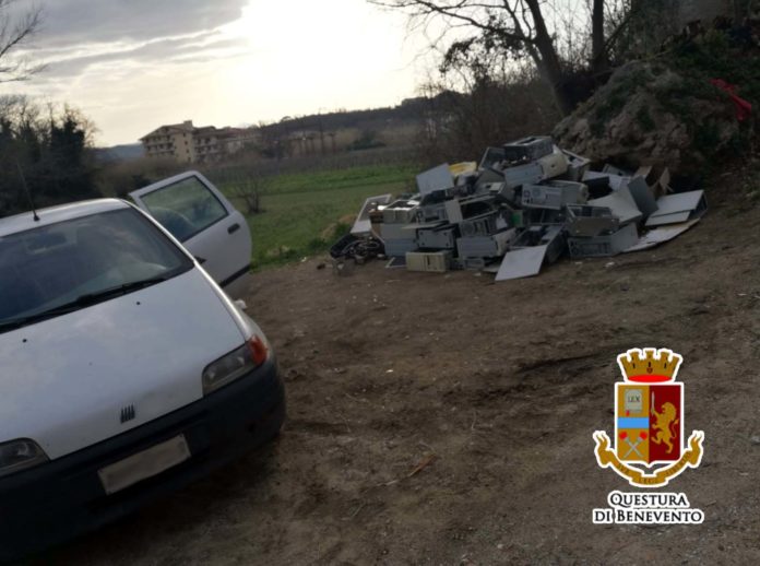 Polizia rifiuti a Telese