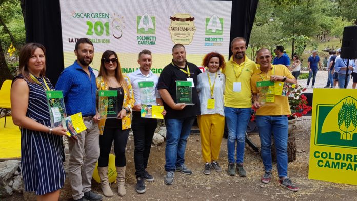 Vincitori Oscar Green Campania 2018 Coldiretti