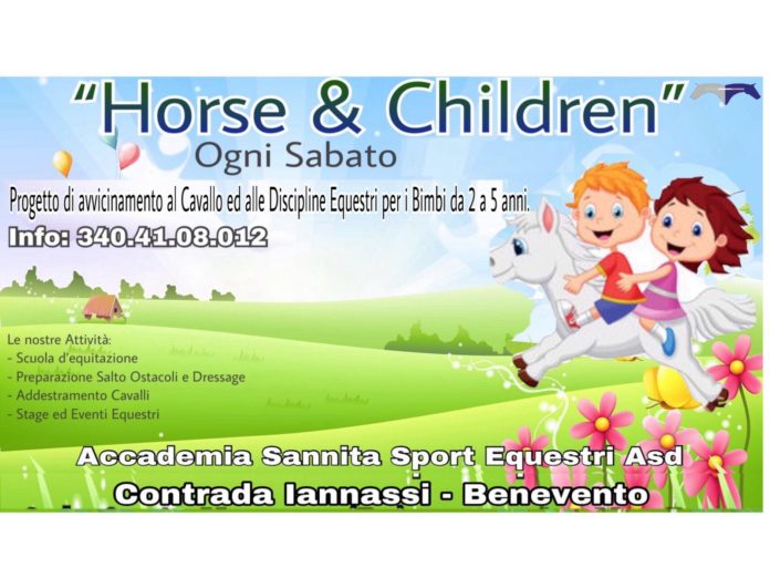 Equitazione bambino