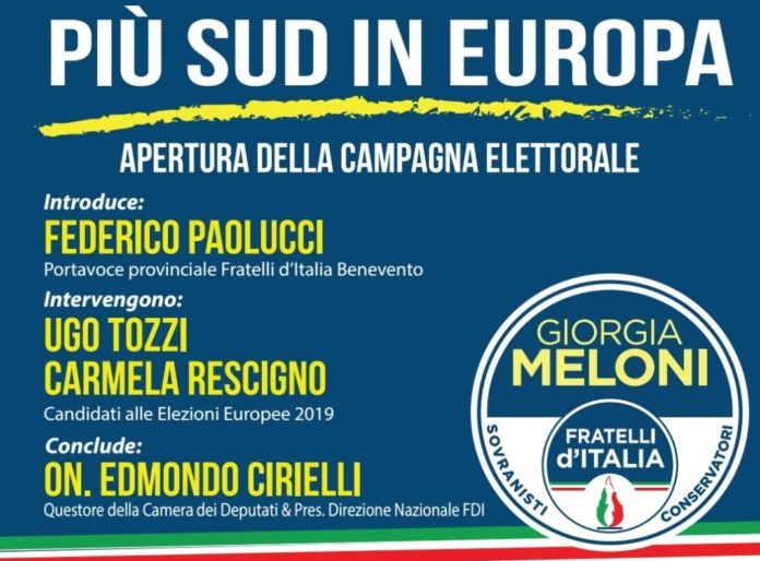 FRATELLI D'ITALIA PARTURA CAMPAGNA ELETTORALE