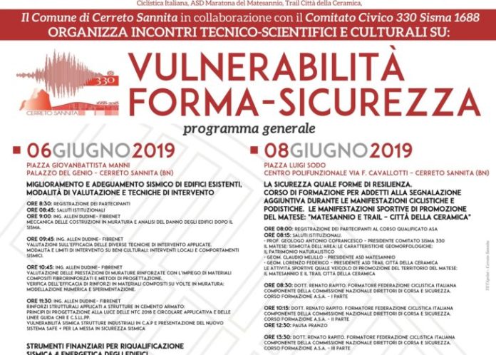 Sisma 330 locandina 2019