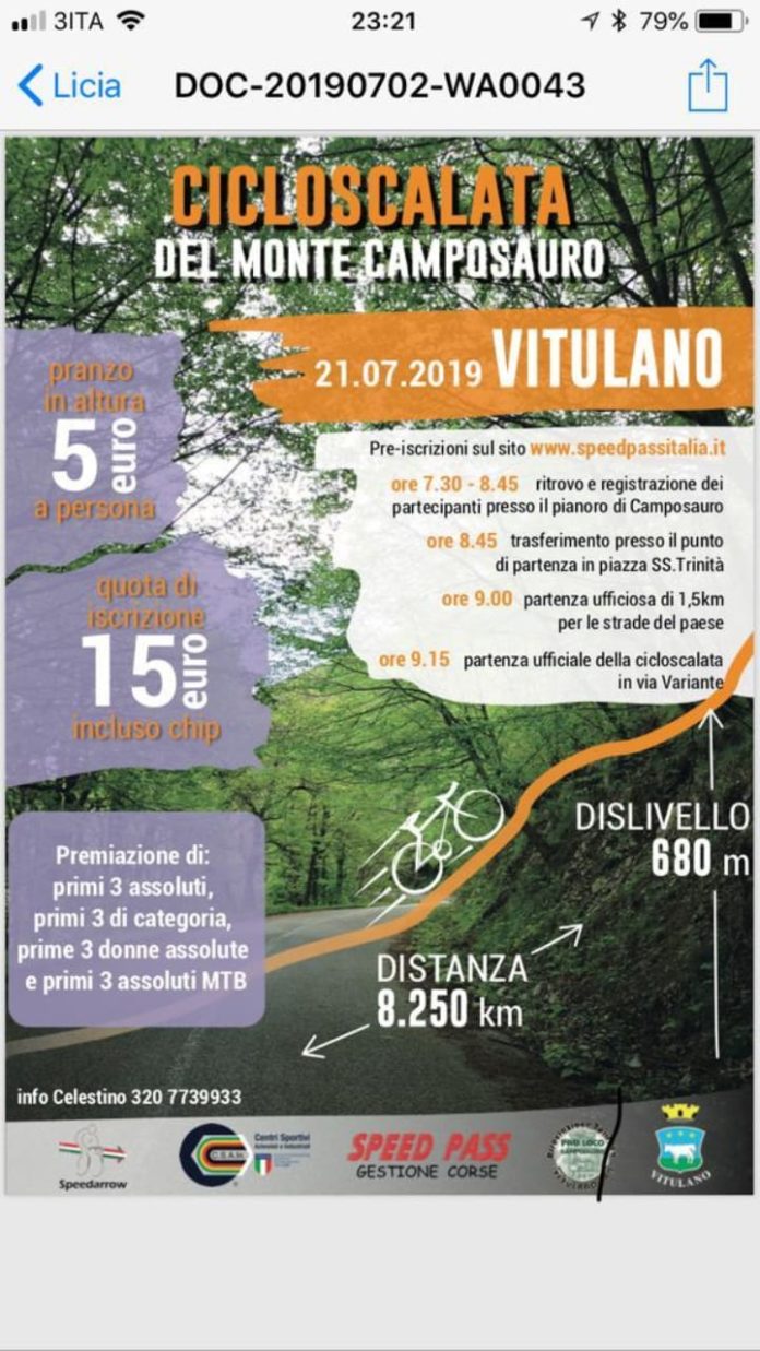 Cicloscalata Monte Taburno