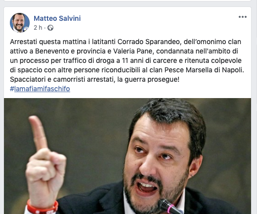 Salvini arresti