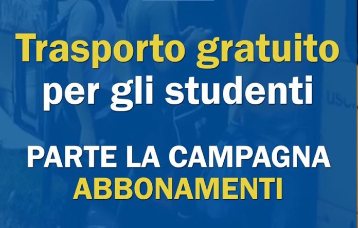trasporto gratuito regione campania 2019