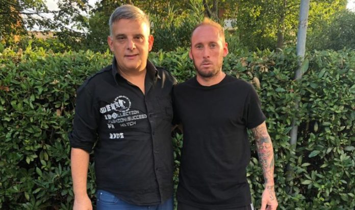 Marcello Maresta con il D.s. Luigi Magliulo, Forza e Coraggio