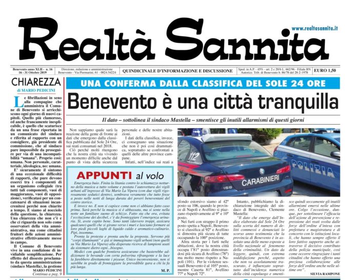 REALTA' SANNITA n° 16 - 2019 A