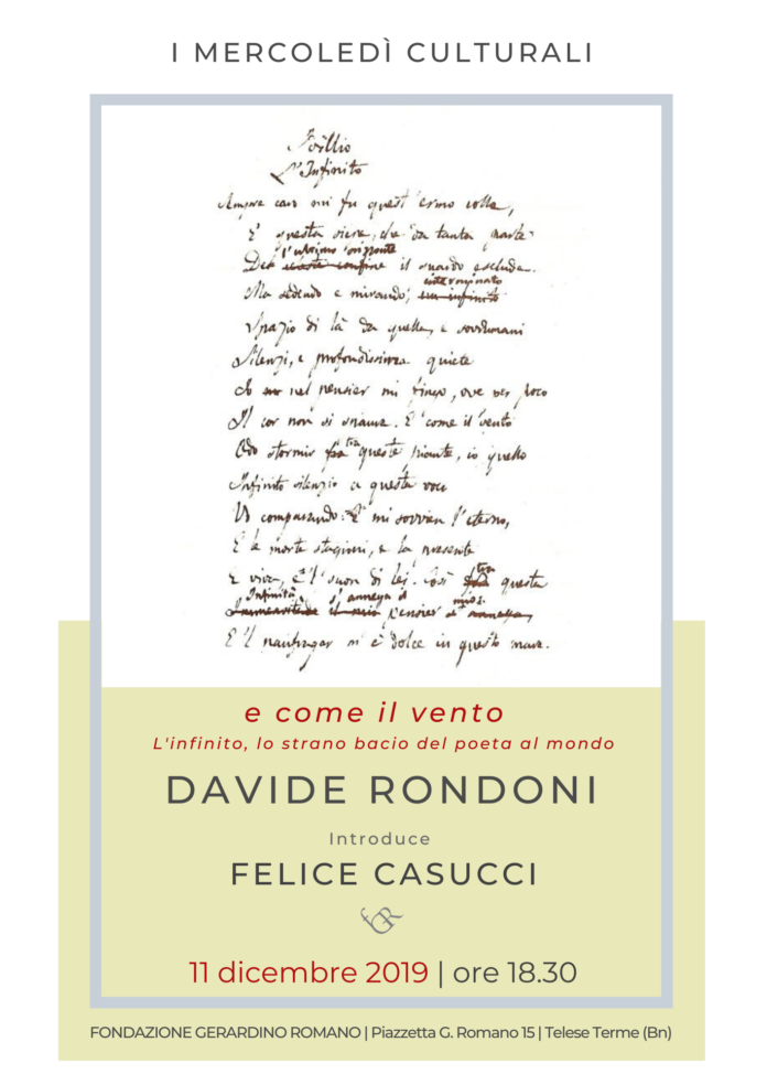 Davide Rondoni - FGR - 11 dicembre 2019