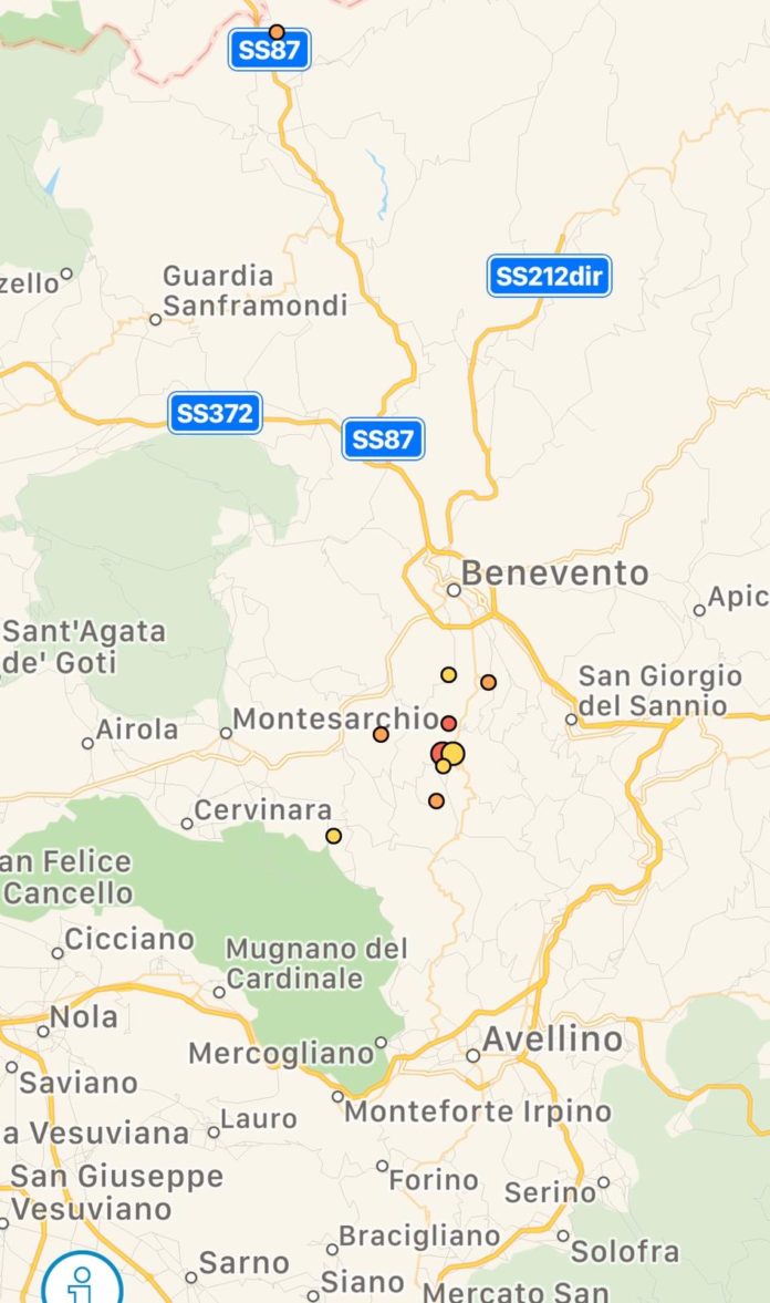Terremoto 19 marzo Ceppaloni