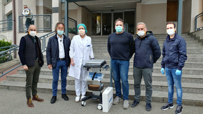 Ecografo all'ospedale San Pio