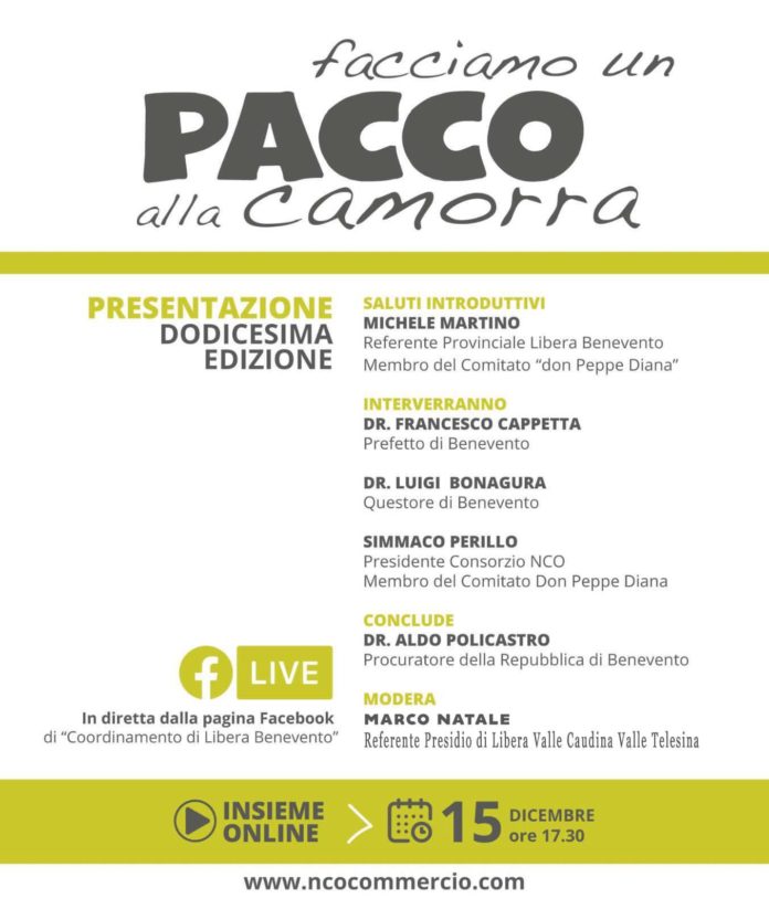 Libera Facciamo un Pacco alla Camorra 2020