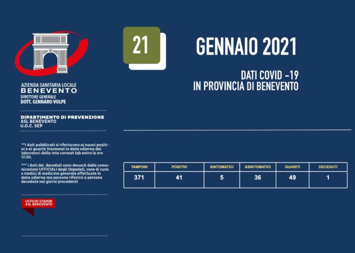 ASL 21 gennaio