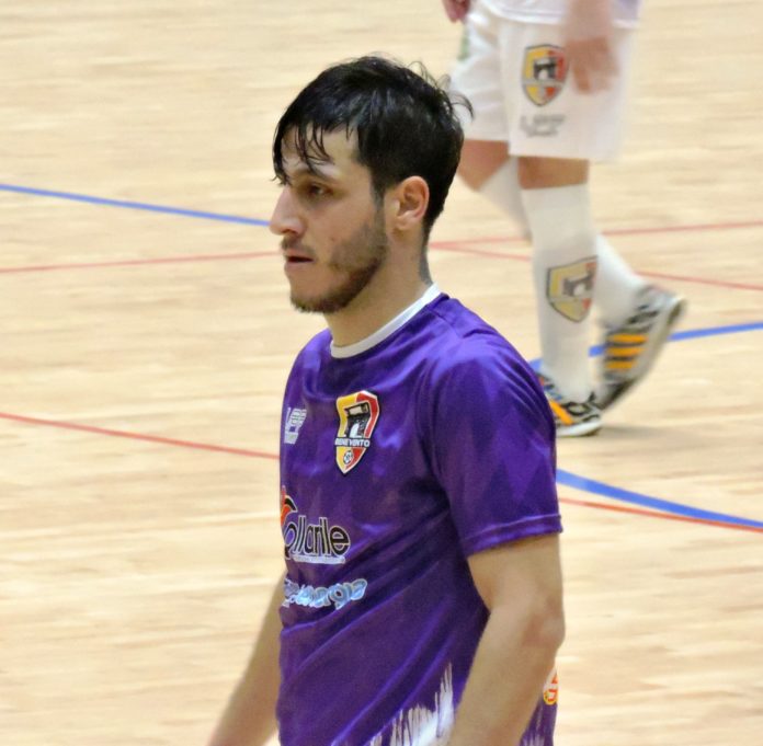 Emanuele Volonnino, autore del 2-0 contro lo Spartak San Nicola