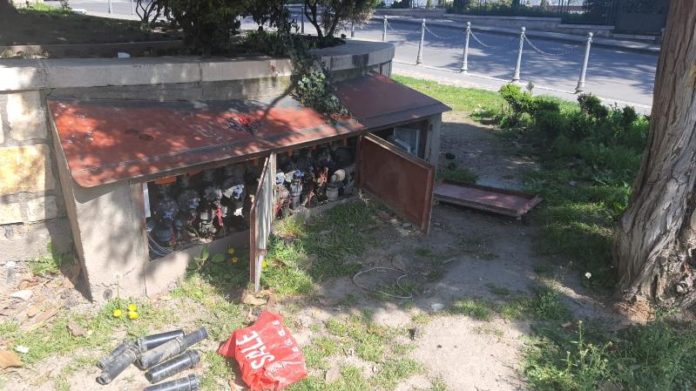 gesesa ATTO VANDALICO ARCO TRAIANO SISTEMA IRRIGAZIONE 4