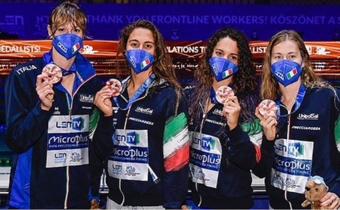 Pirozzi medaglia staffetta