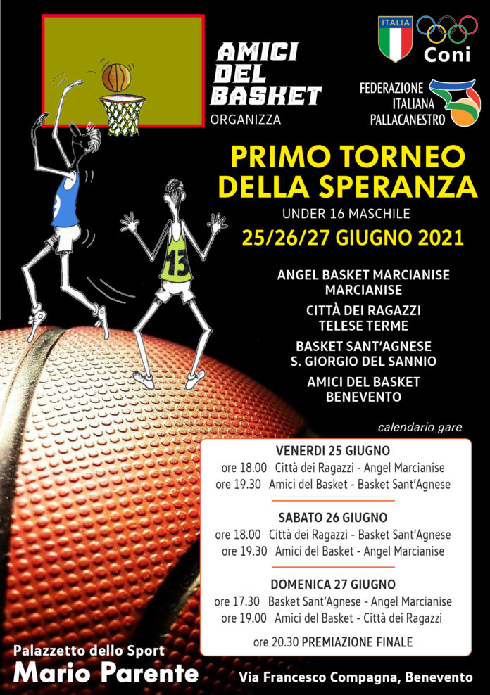 Basket primo torneo speranza