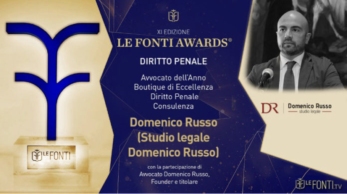 DOMENICO RUSSO FONTI AWARDS