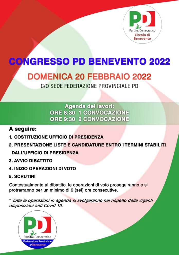 Manifesto Congresso Cittadino PD 2022