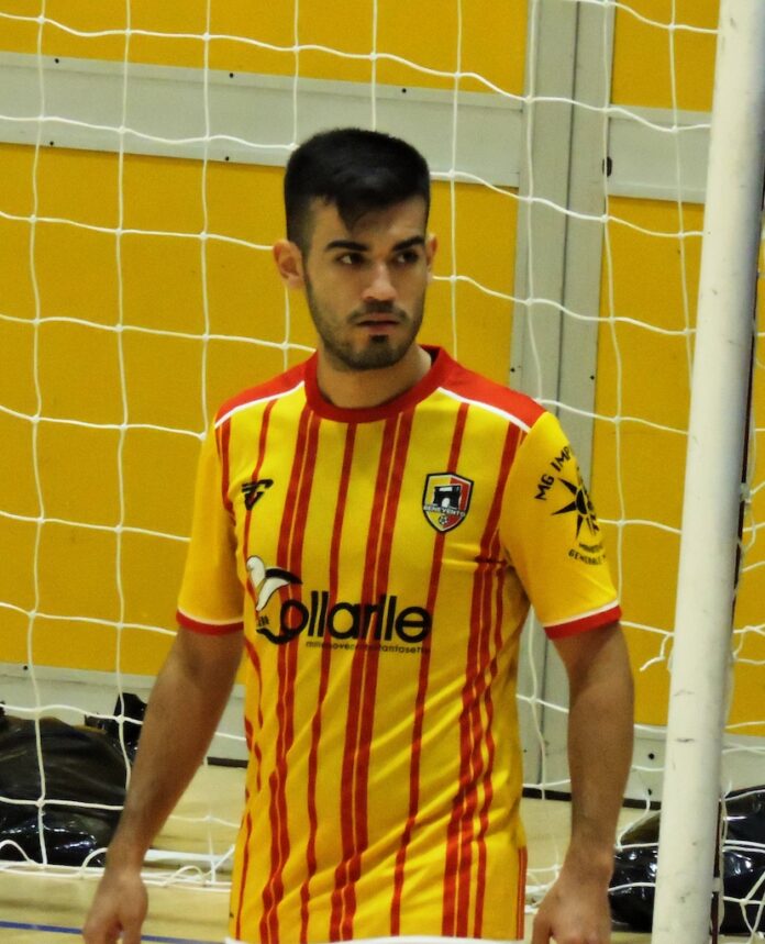 Lucas Mejuto, autore di una tripletta contro la Mirafin