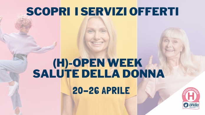 Open week salute donna