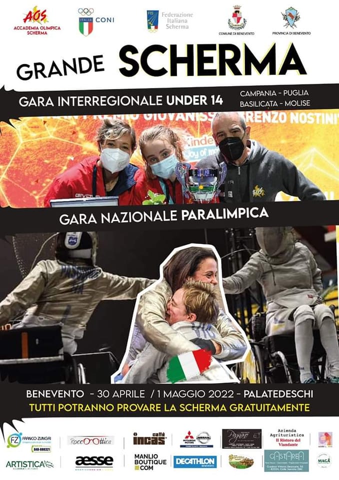 SCHERMA Locandina 30 aprile e 1 maggio