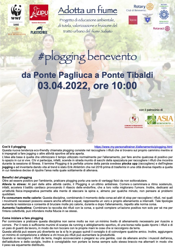 adotta un fiume plogging