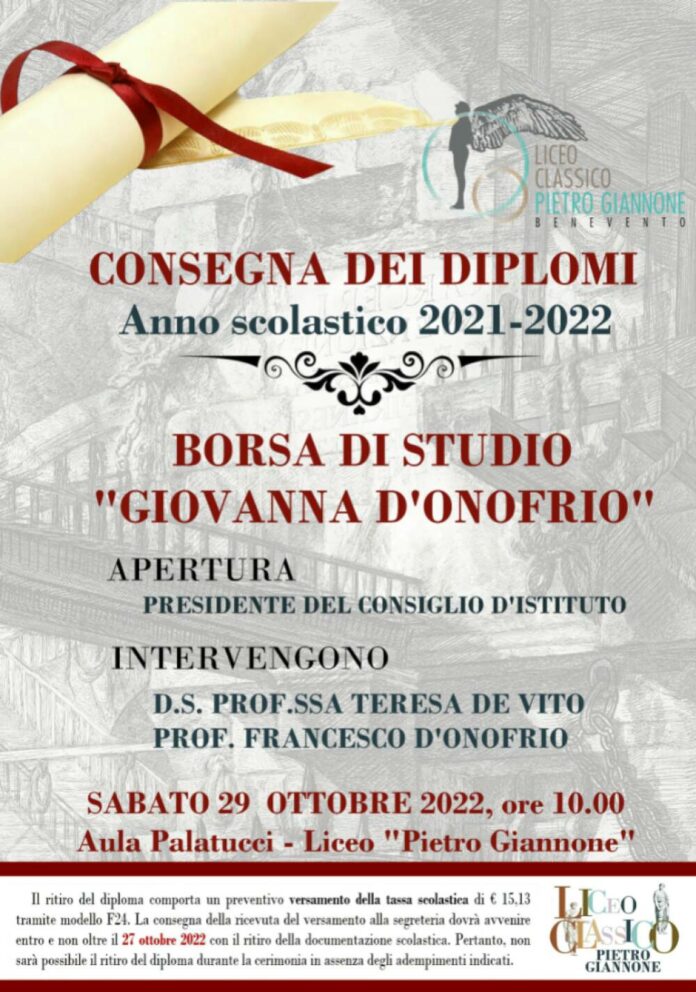 GIANNONE- CONSEGNA DIPLOMI