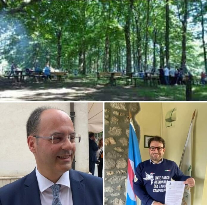 Parco Taburno accordo Ragioneria