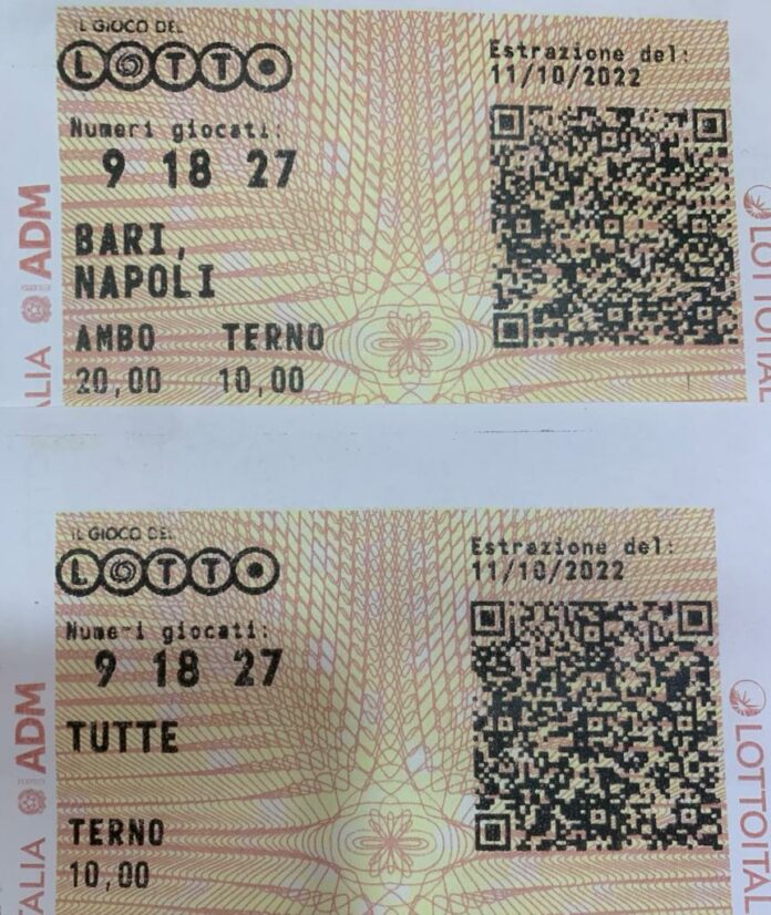 VINCITA LOTTO