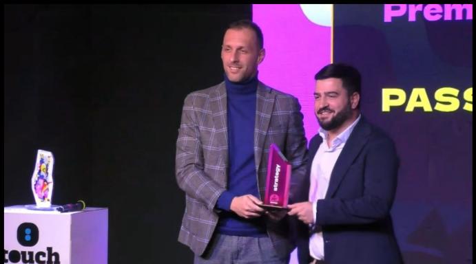Bruno Sparandeo Premiazione Touchpoint Award Strategy