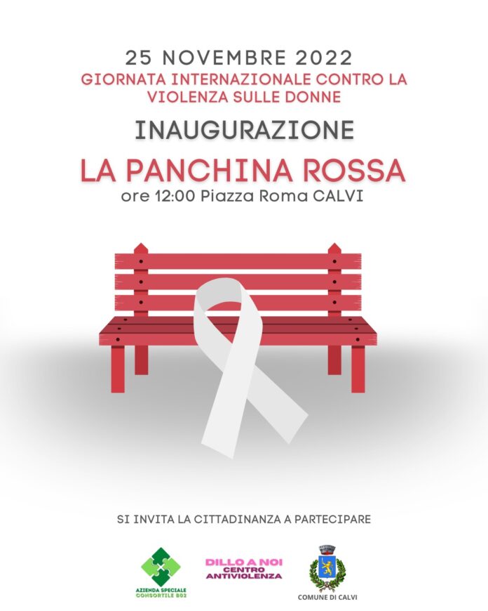 Panchina rossa Calvi