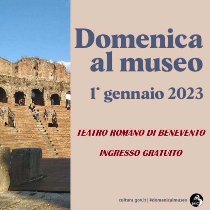 Domenica gratuita 1 gennaio 2023