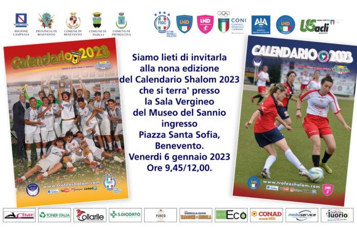 CALENDARIO SHALOM 2023