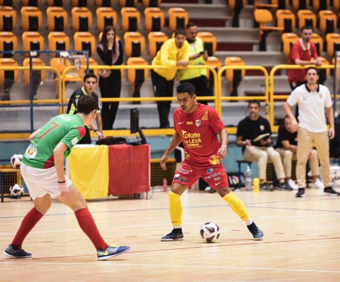 Il colombiano Toro, autore del terzo gol del GG Team Wear Benevento 5