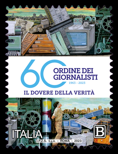 FRANCOBOLLO ORDINE DEI GIORNALISTI