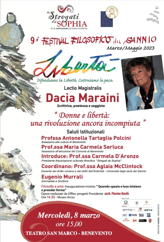 Locandina Dacia Maraini