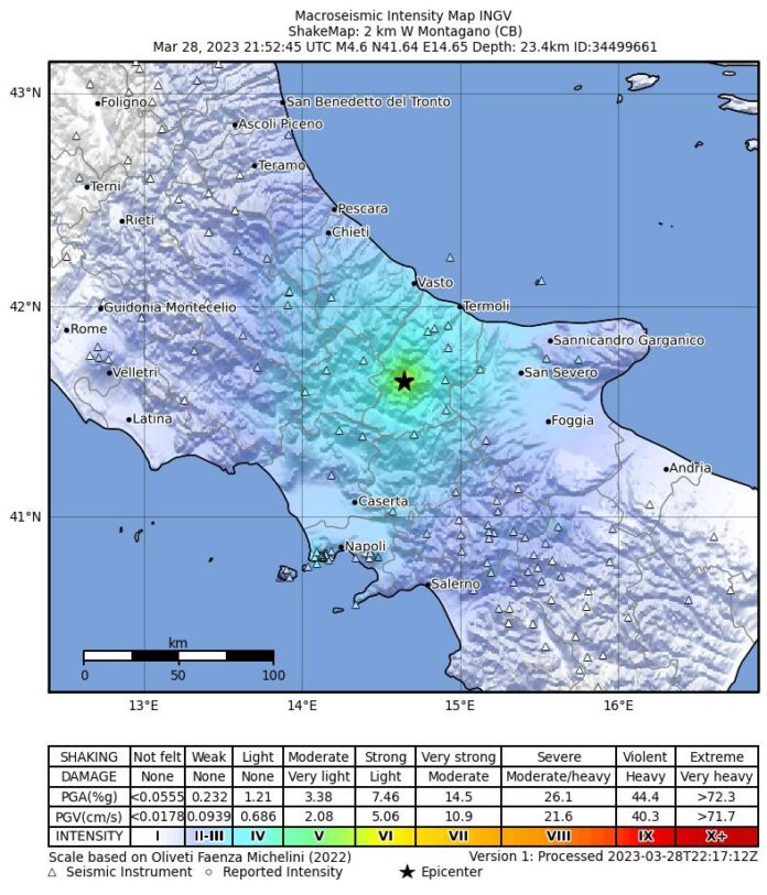 Terremoto Campobasso