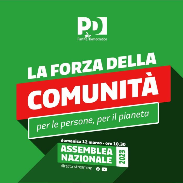 assemblea PD 12 marzo