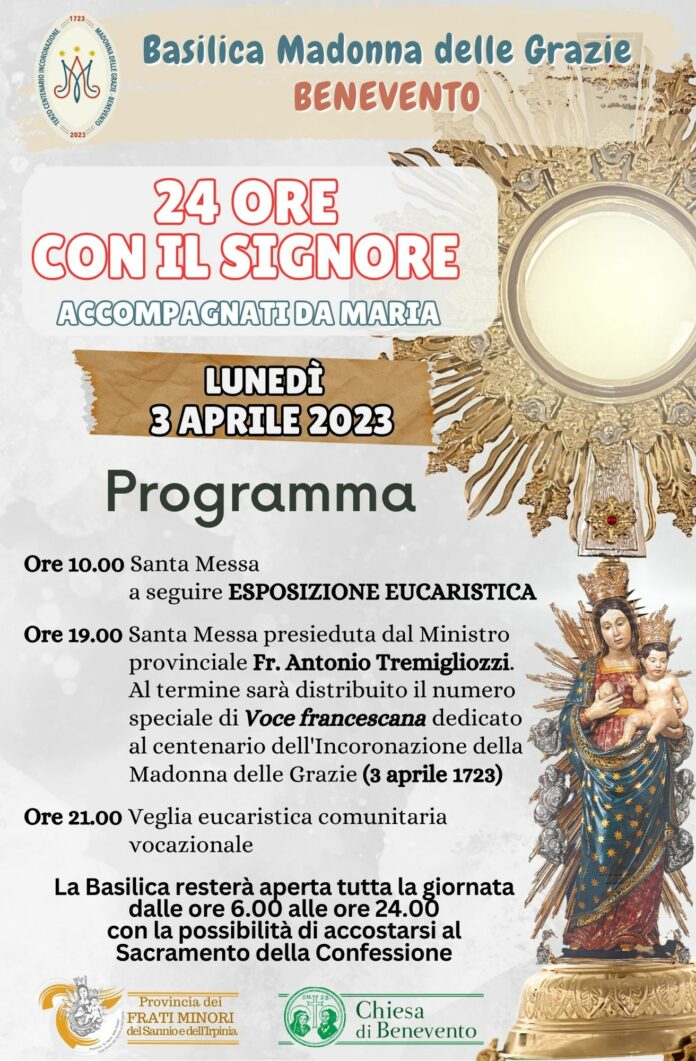 manifesto 24 ORE CON IL SIGNORE - aprile 2023