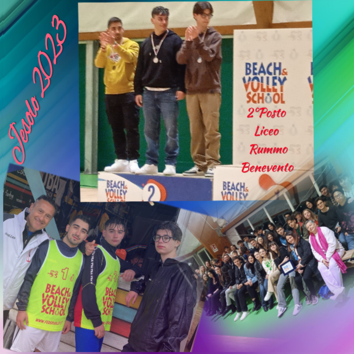Beach Volley i vicitori secondo Posto