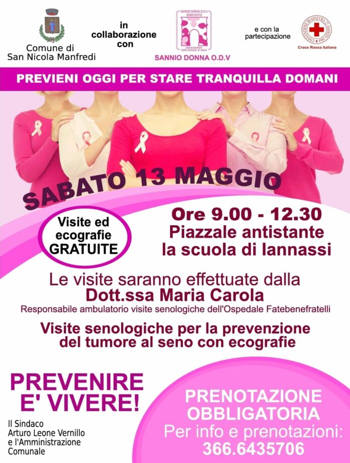 locandina Visite senologiche