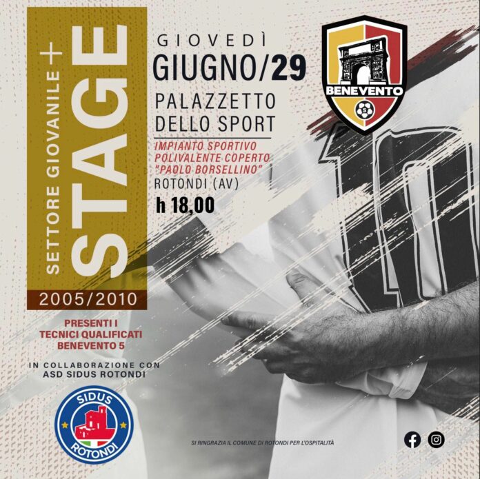 locandina stage Bn5-Sidus Rotondi giugno 2023