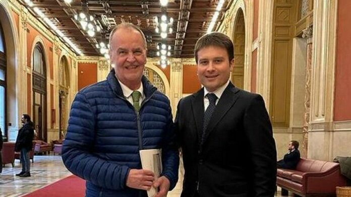 Il ministro Calderoli e il deputato Francesco Maria Rubano