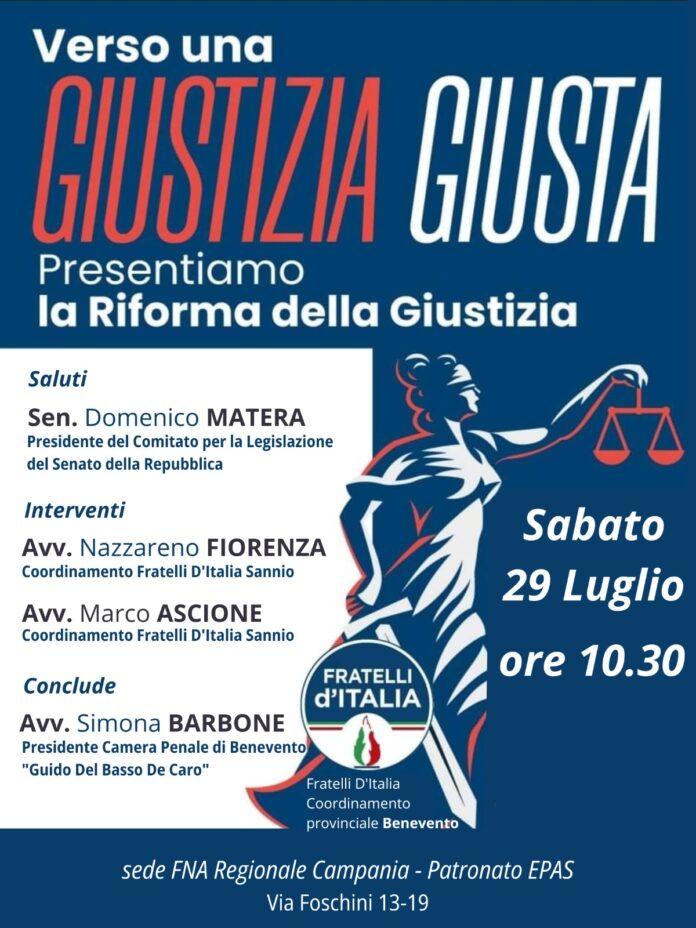 LOCANDINA VERSO GIUSTIZIA GIUSTA FDI