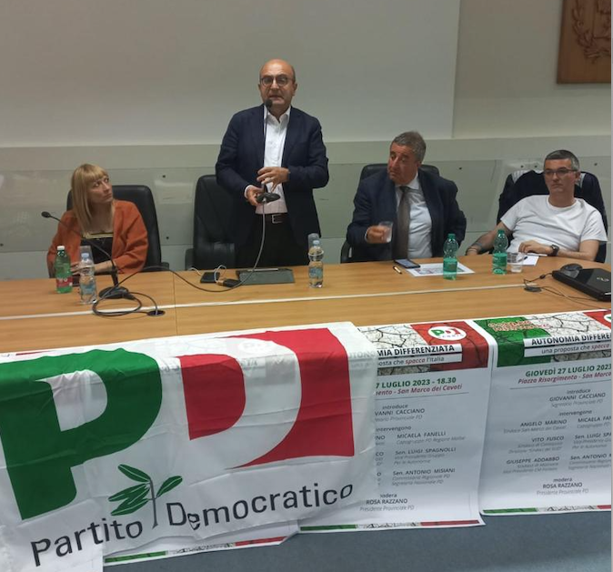 Partito Democratico Autonomia differenziataSchermata 2023-07-28 alle 18.37.40