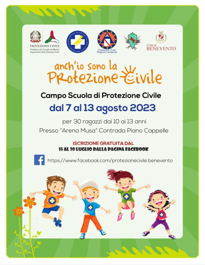 Protezione civile campo solare
