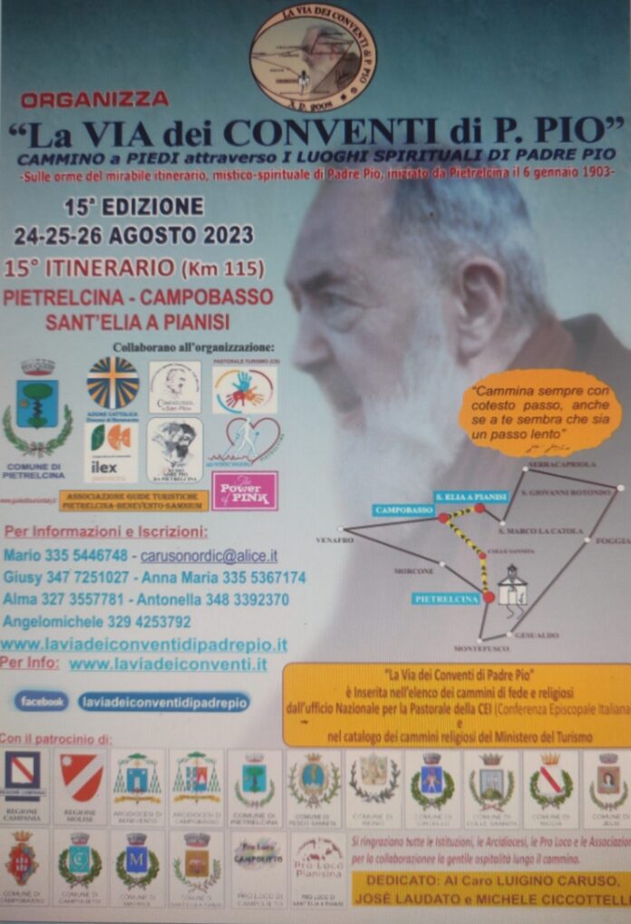 LA VIA DEI CONVENTI DI PADRE PIO