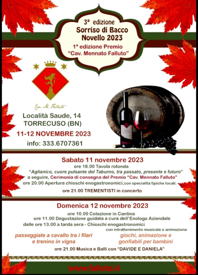 LOCANDINA SORRISO DI BACCO 2023