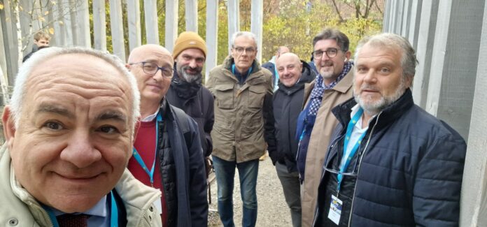 Presidente-Filiberto-Parente-con-dirigenti-nazionali-Acli-Eza2023