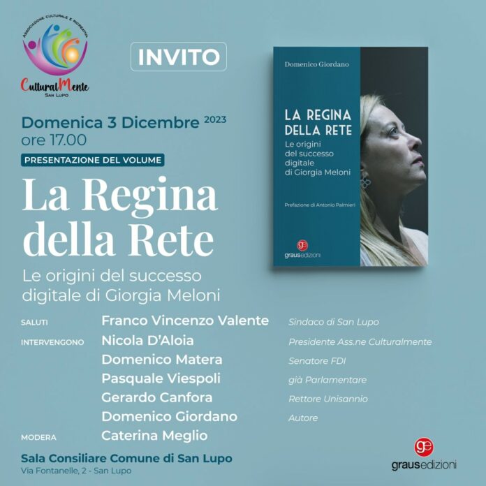 LOCANDINA EVENTO meloni
