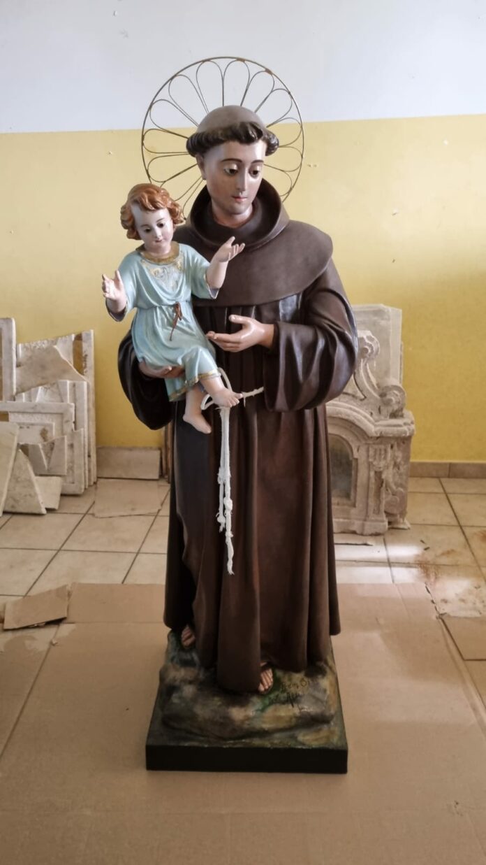 Statua Sant'Antonio Ginestra Schiavoni